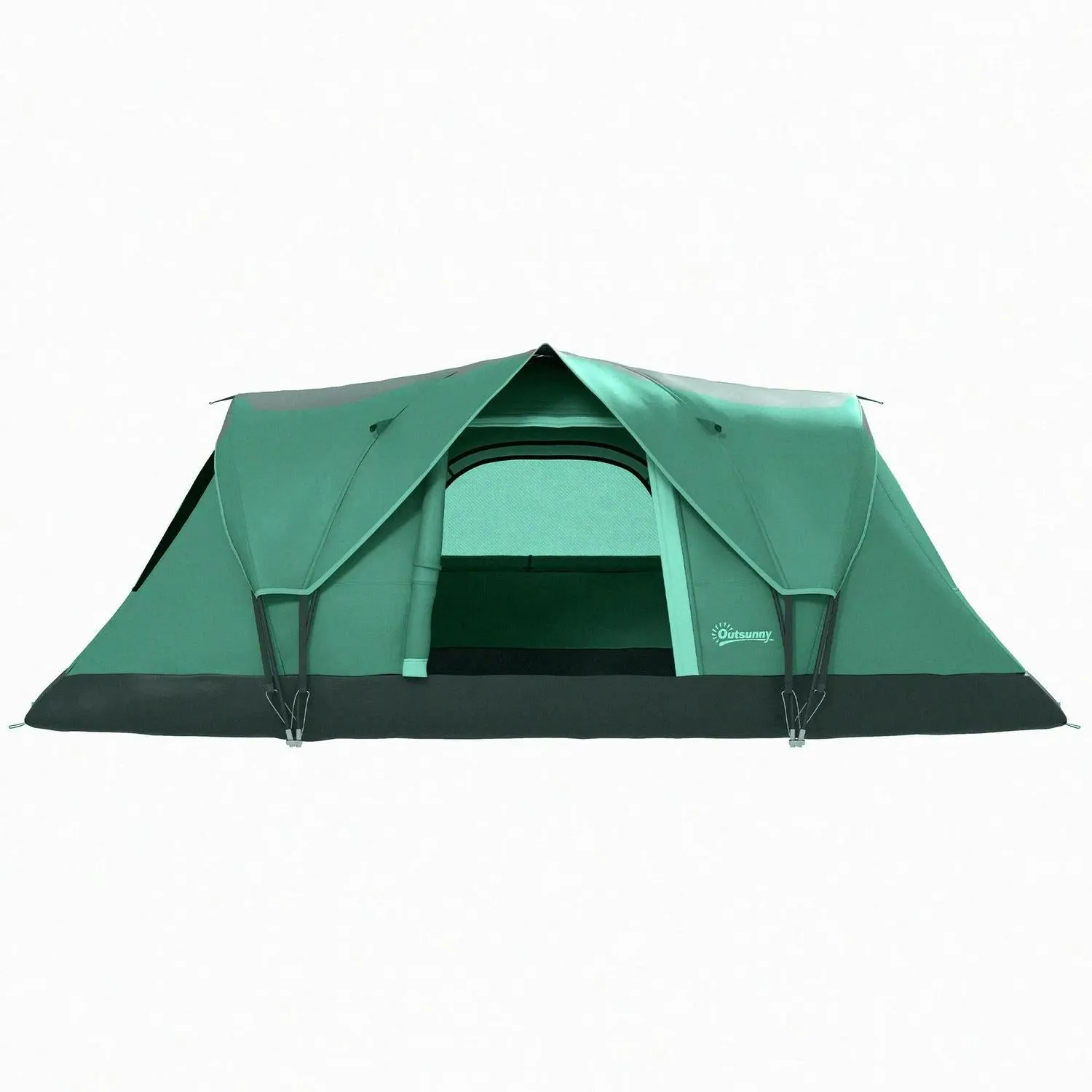 Outsunny Dome Resistant 5-6 UV Spring deal Green Camping Protection - Hiking Tent VIP-only deal Tunnel Man 3000mm Water Shelter Dark
