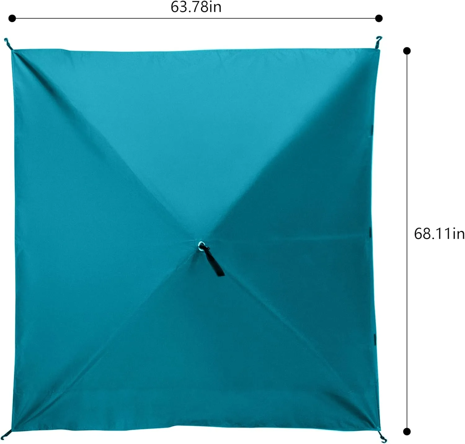PAMAPIC Wind Screen Panel, Weatherproof, UV Proof and Waterproof Screen Tent Wind Panels (3 Pack)-Green