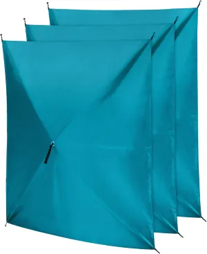 PAMAPIC Wind Screen Panel, Weatherproof, UV Proof and Waterproof Screen Tent Wind Panels (3 Pack)-Green
