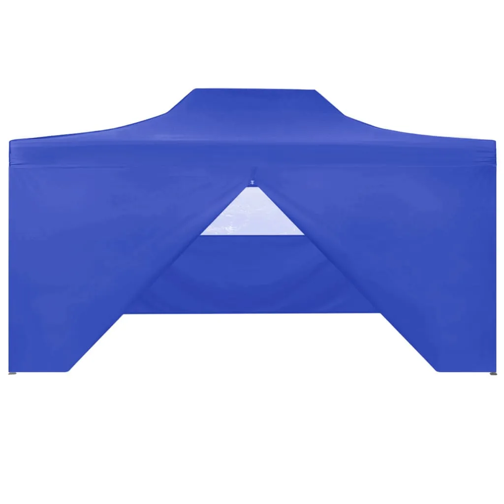 Party Tent Outdoor Canopy Folding Patio Gazebo with 4 Sidewalls Steel