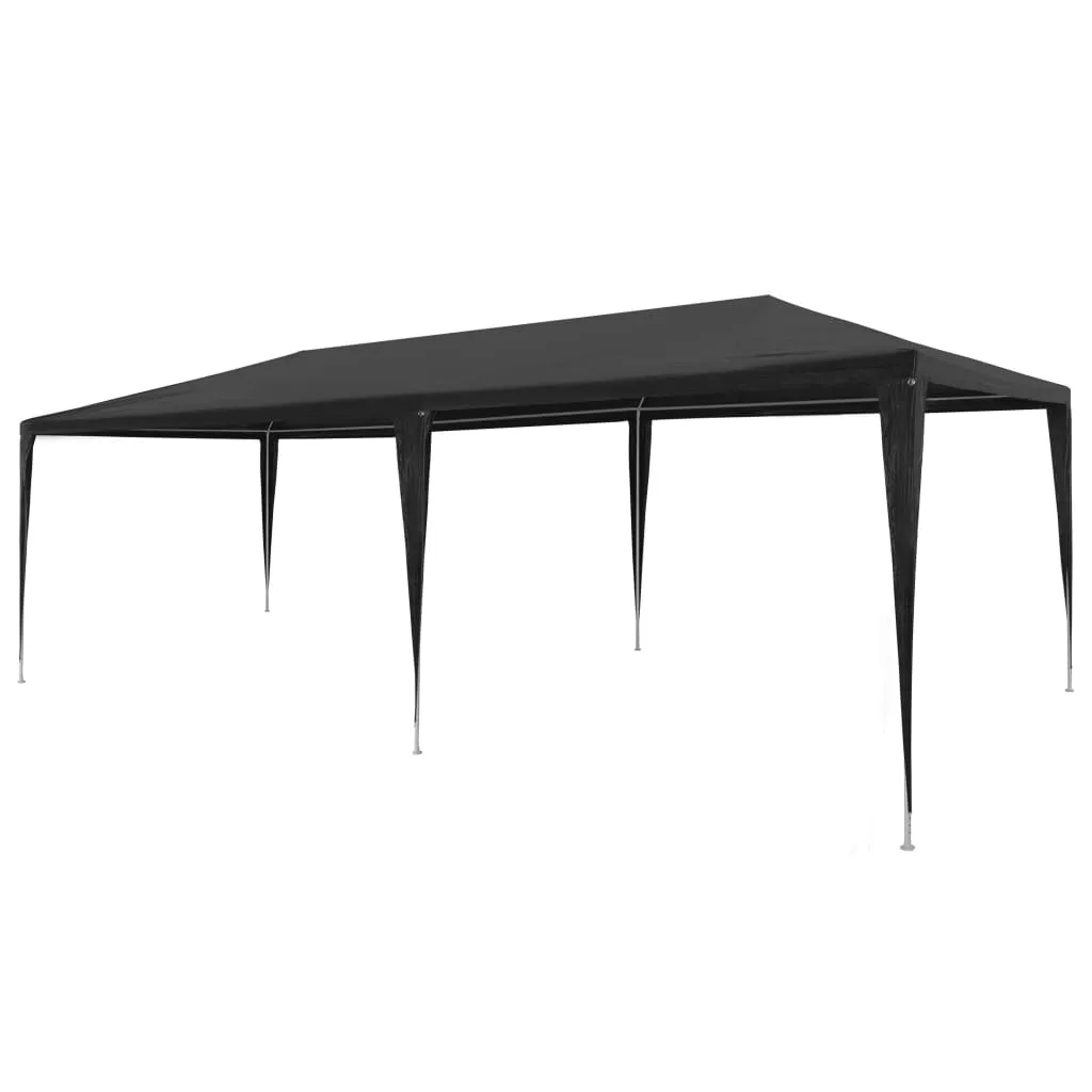 Party Tent Outdoor Canopy Tent Patio Gazebo Marquee Shade PE Anthracite