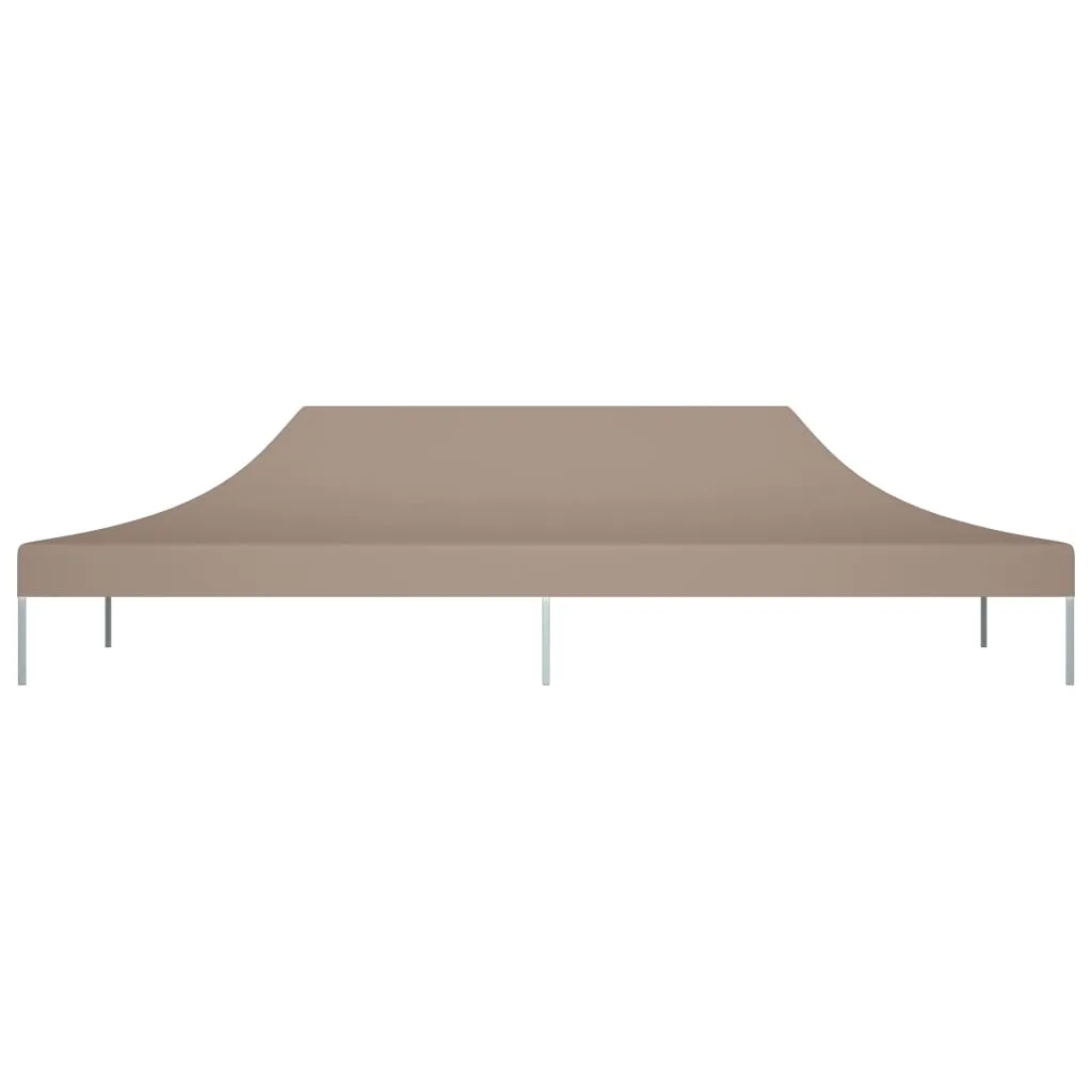 Party Tent Roof 6x3 m Taupe 270 g/m²