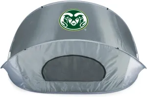 PICNIC TIME NCAA Georgia Tech Yellow Jackets Manta Portable Beach Tent, Pop Up Tent, Beach Sun Shelter Pop Up, (Gray with Black Accents)