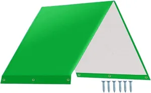 Playground Replacement Canopy, 52" x 89" Waterproof Swing Set Replacement Tarp Kids Playground Roof Canopy Backyard Playset Canopy Replacement for Outdoor Swing(Green)