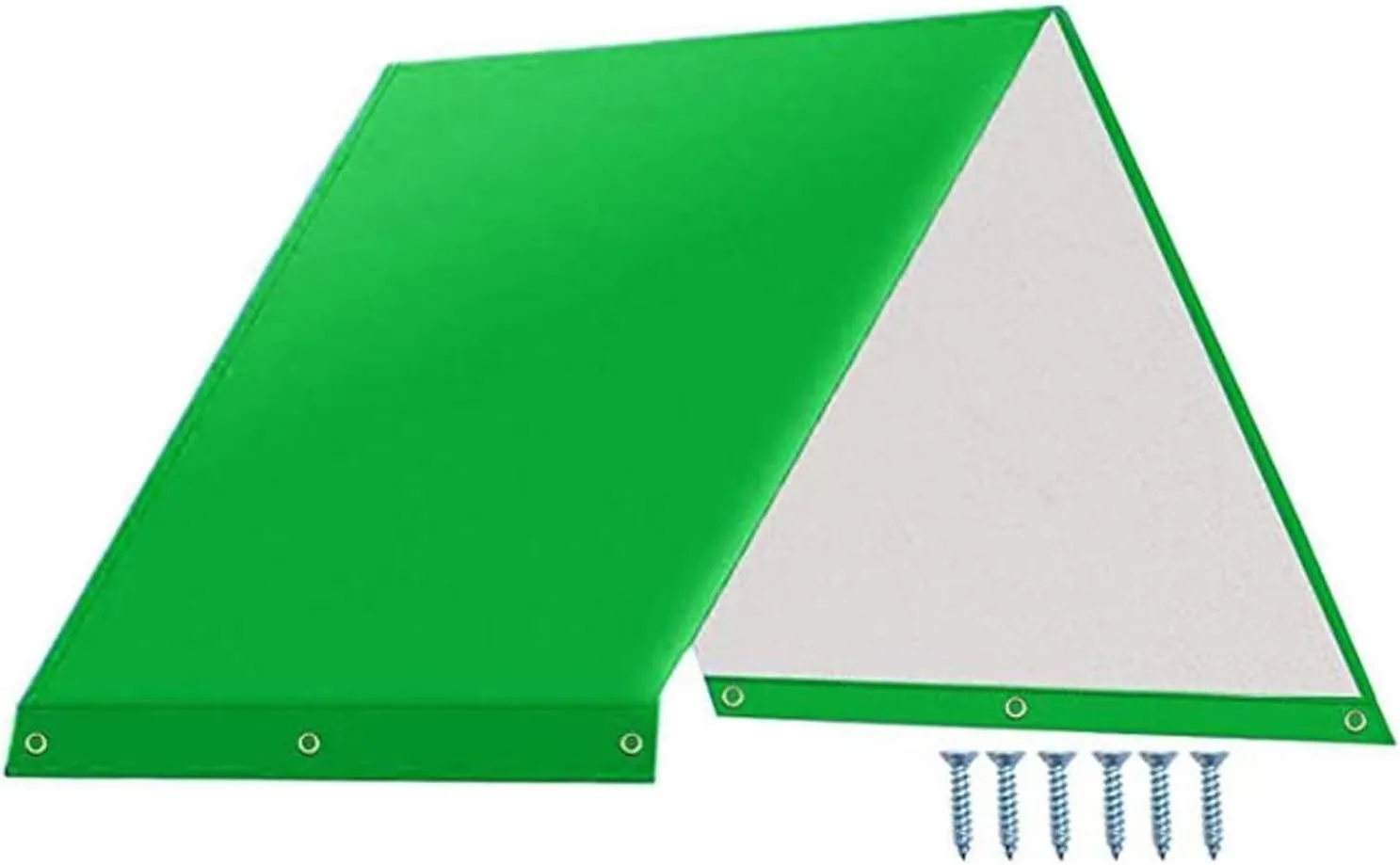 Playground Replacement Canopy, 52" x 89" Waterproof Swing Set Replacement Tarp Kids Playground Roof Canopy Backyard Playset Canopy Replacement for Outdoor Swing(Green)