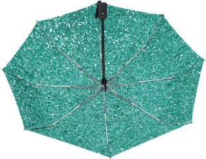 Poeticcity Automatic Folding UPF 50  Anti-UV Rain Umbrella, Auto Open/Close 3 Folds Sun Parasol Canopy Windproof Compact Travel Umbrella