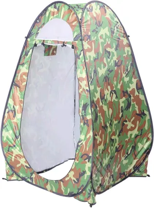Pop Up Privacy Shower Tent Portable Outdoor Camp Toilet Changing Room Folding Lightweight Sun Rain Shelter Patio Outside Instant Camping Privacy Tent w/Carry Bag