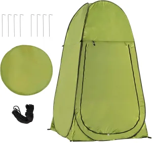 Pop Up Privacy Tent - 7ft Tall - Oversized Strong Camping Portable Toilet Tent Outdoor Camp Bathroom Changing Dressing Room - Instant Privacy Shelters Camping for Beach, Hiking, Fishing