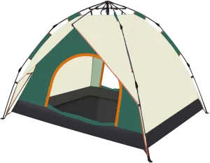 Pop up Tent Automatic 2/3 Person Camping Tent, Quick-Opening, Rainproof, Sunshine-Proof, Portable for Fishing, Hiking, Mountaineering, Hunting