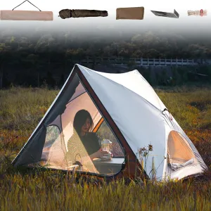 Pop Up Tent Camping Tent That Can Be Quickly Set Up and is Suitable for 3 to 5 People & Spacious Design,Lightweight Water-Resistant Mosquito Prevention Tent for Family/Kids/Outdoor Enthusiasts