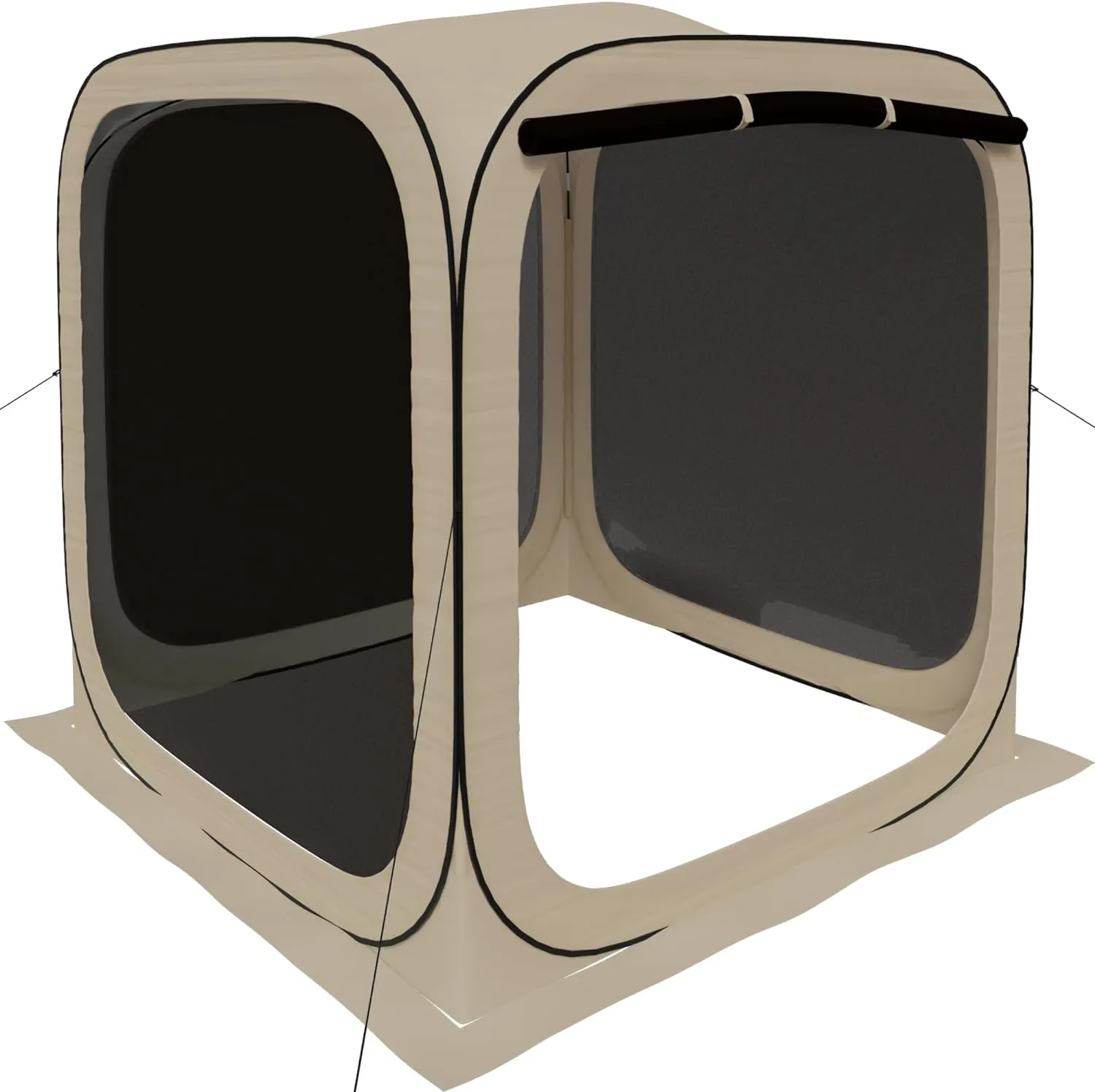 Pop-up Tent Screenhouse, Portable Screened Tent Camping Canopy Foldable Instant Screen Room Outdoor Gazebo with Mosquito Net for Patio, Backyard, Garden and Outdoor Activities, 6x6