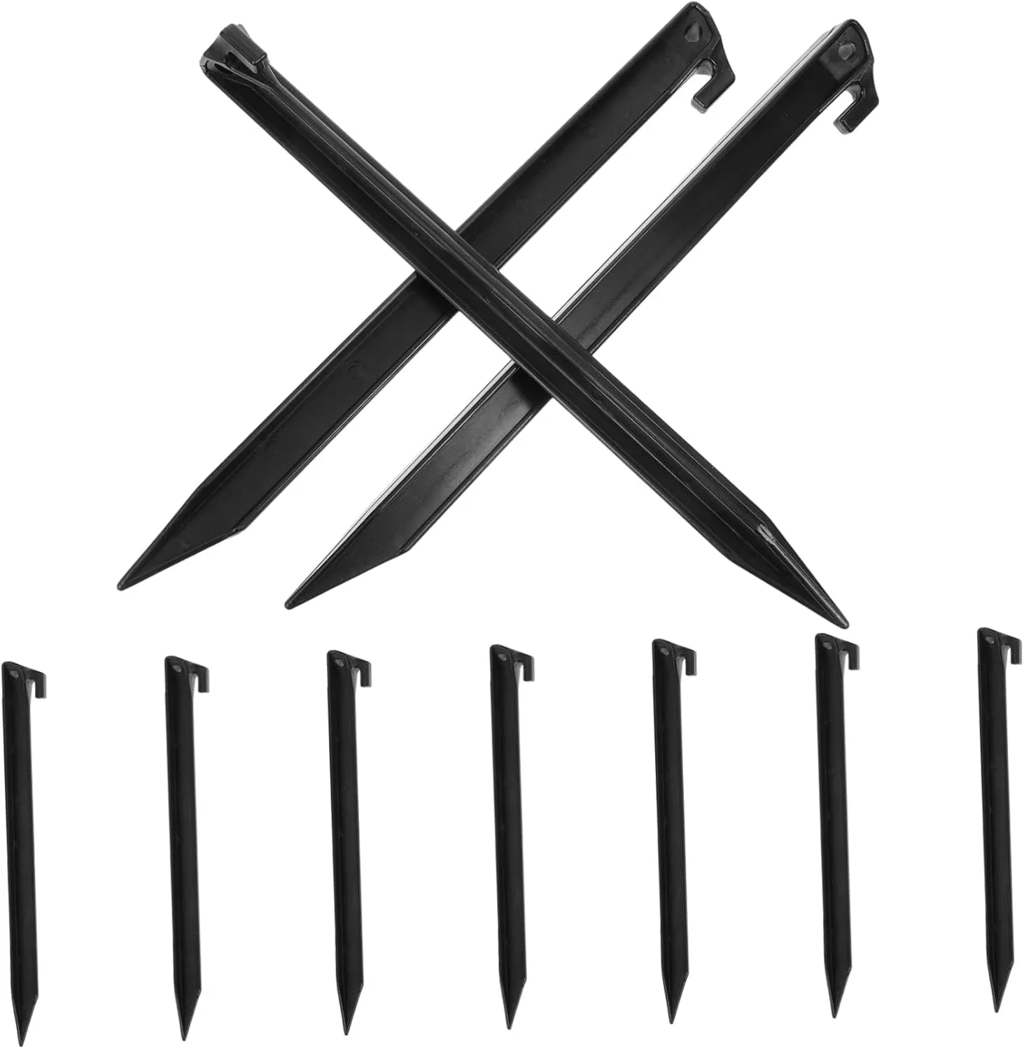 POPETPOP 40pcs Camping Stakes Durable Tent Accessories for Secure Ground Fixing Heavy-Duty Pegs for Outdoor Tents and Tarps Wind-Resistant Design for Camping and Picnics