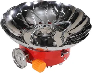Portable Camping Gas Stove Burner with High Heat Resistance Windproof Design for Outdoor Cooking for Camping Hiking and Backpacking