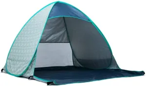 Portable Campitent Family Tent Outdoor Campitent Sun Tent Campitent Sun Tent Forall Size 2-3 People Outdoor Tent Automatic Campitent (Blue 140 * 160 * 110Cm)