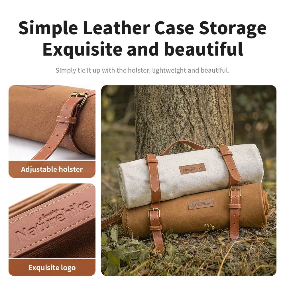 Portable Canvas Picnic Blanket – Ultra-Light, Large, Waterproof Camping Mat