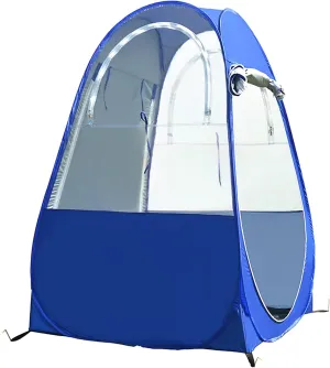 Portable Fishing Tent - UV Protection Pop Up Automatic Instant Tent with Windows & Doors for Camping, Hiking & Beach - Includes Carry Bag for Easy Transport
