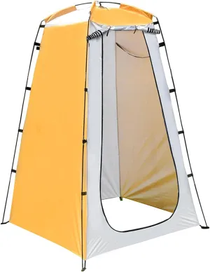 Portable Shower Changing Tent Camping, Beach Trips and More Crafted with 190T Polyester Fabric for Storing Items