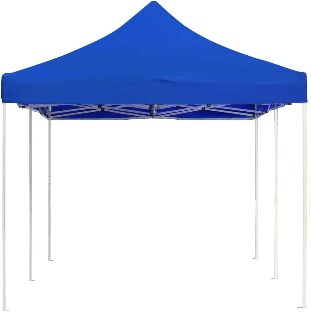 Professional Folding Party Tent,Canopy Tent,Outdoor Tent,Tents for Parties,Outdoor Canopy,Easy to Carry,100% Waterproof,Heavy Duty,Mounting Materials Included, Aluminium 236.2"x118.1" Blue