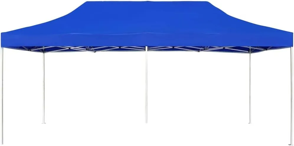 Professional Folding Party Tent,Canopy Tent,Outdoor Tent,Tents for Parties,Outdoor Canopy,Easy to Carry,100% Waterproof,Heavy Duty,Mounting Materials Included, Aluminium 236.2"x118.1" Blue