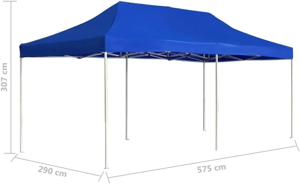 Professional Folding Party Tent,Canopy Tent,Outdoor Tent,Tents for Parties,Outdoor Canopy,Easy to Carry,100% Waterproof,Heavy Duty,Mounting Materials Included, Aluminium 236.2"x118.1" Blue