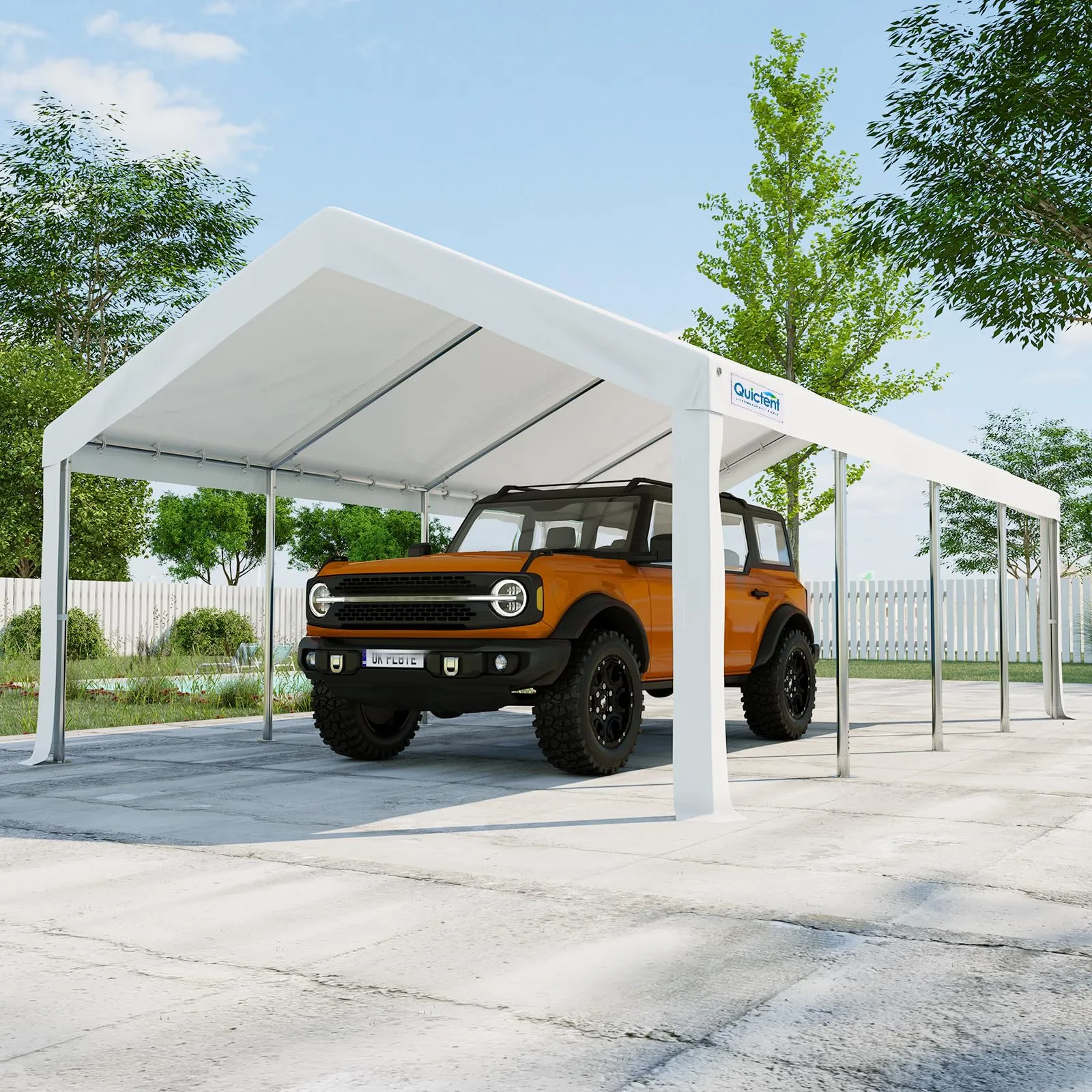 Quictent Premium 10x30 Party Tent Heavy Duty Outdoor Gazebo White Event Shelter Wedding Canopy Tent for Parties Carport BBQ with Removable Sidewall Windows & Storage Bags