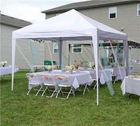 Quictent Upgraded Privacy 8' x 8' Pop Up Canopy-White