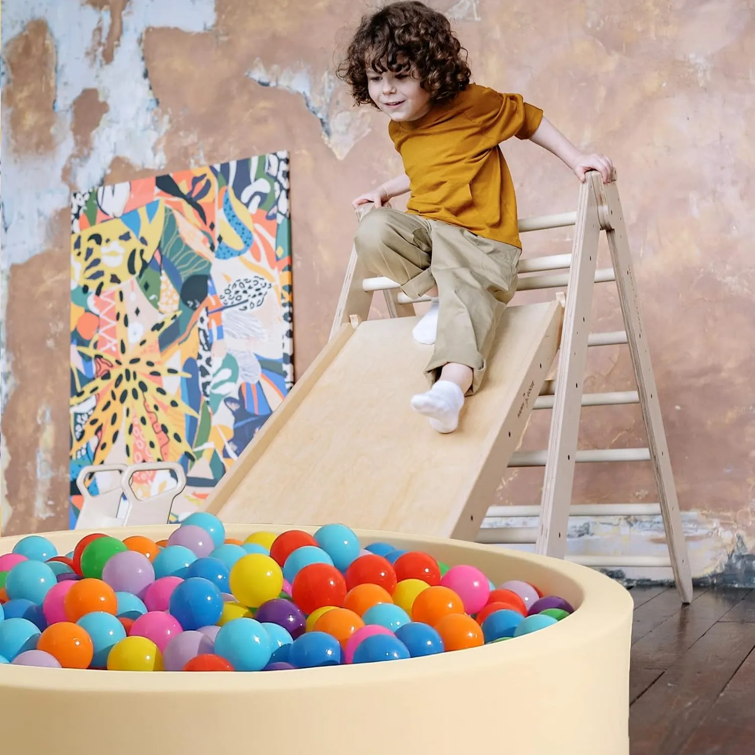 Realhaha Ball Pit Balls 100 Play Balls Plastic Balls for Baby Girls Toddlers Kids Play Tent Pool Playhouse Playpen Party Decoration 2.2 2.36 2.75 Inch