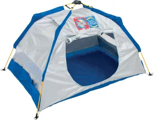 RIO Brands Beach Total Sun Block UPF 50  Baby Sun Shade Pop-Up Beach Shelter, Silver, 62" x 41" x 36" (ATSBSD103-2019-1)