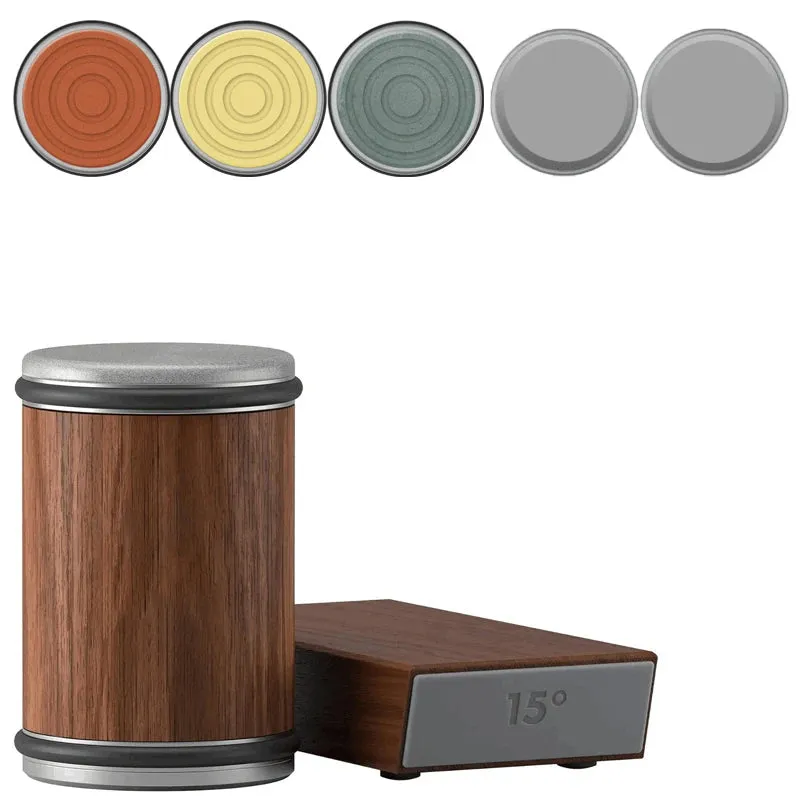 Rolling Knife Sharpener & Magnetic Holder Set – Diamond Sharpening Stone with 15° & 20° Angle Roller for Effortless Blade Perfection
