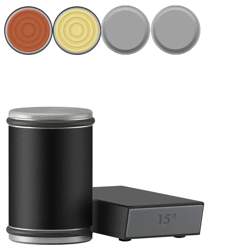 Rolling Knife Sharpener & Magnetic Holder Set – Diamond Sharpening Stone with 15° & 20° Angle Roller for Effortless Blade Perfection