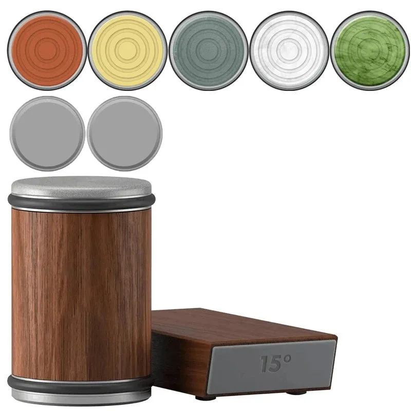 Rolling Knife Sharpener & Magnetic Holder Set – Diamond Sharpening Stone with 15° & 20° Angle Roller for Effortless Blade Perfection