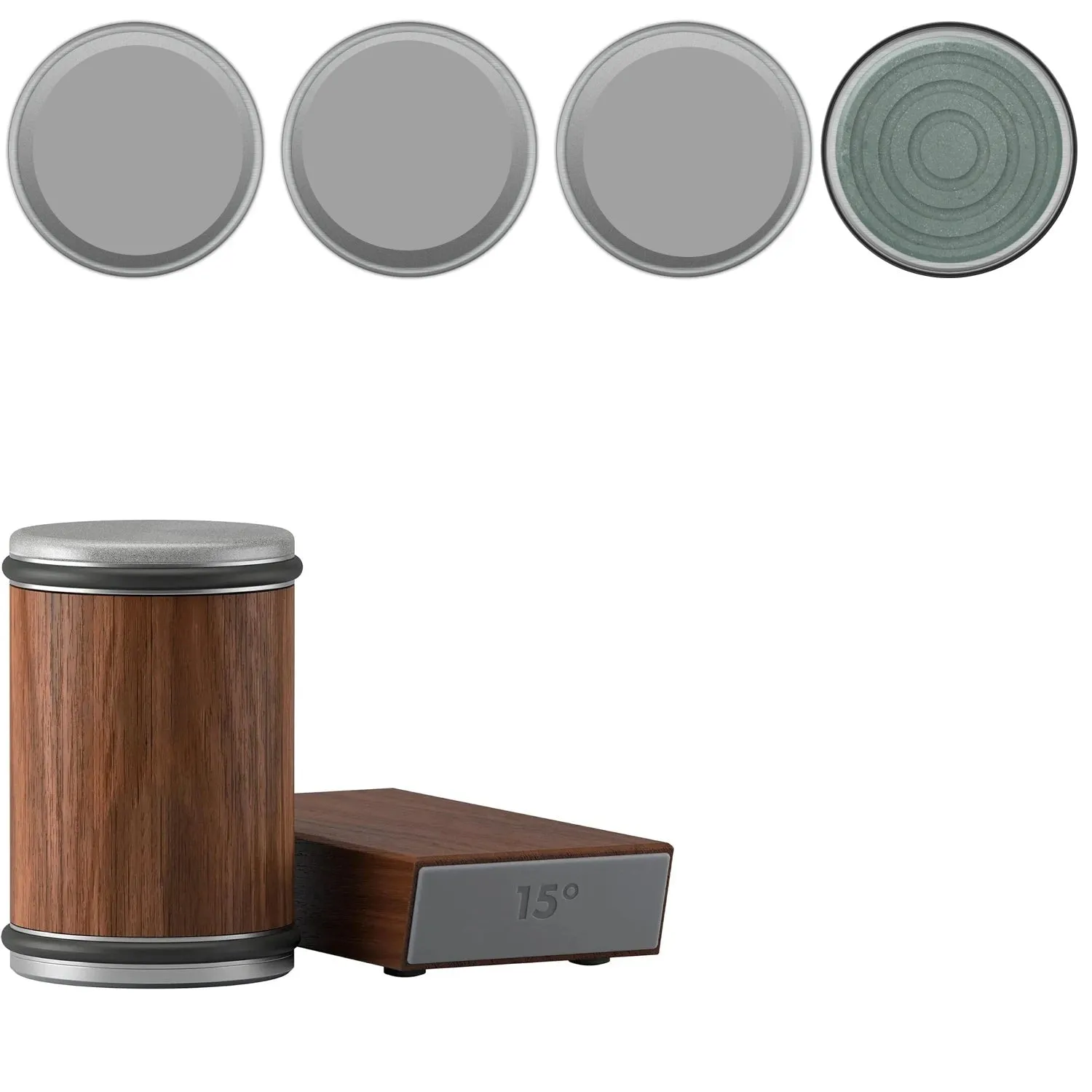 Rolling Knife Sharpener & Magnetic Holder Set – Diamond Sharpening Stone with 15° & 20° Angle Roller for Effortless Blade Perfection