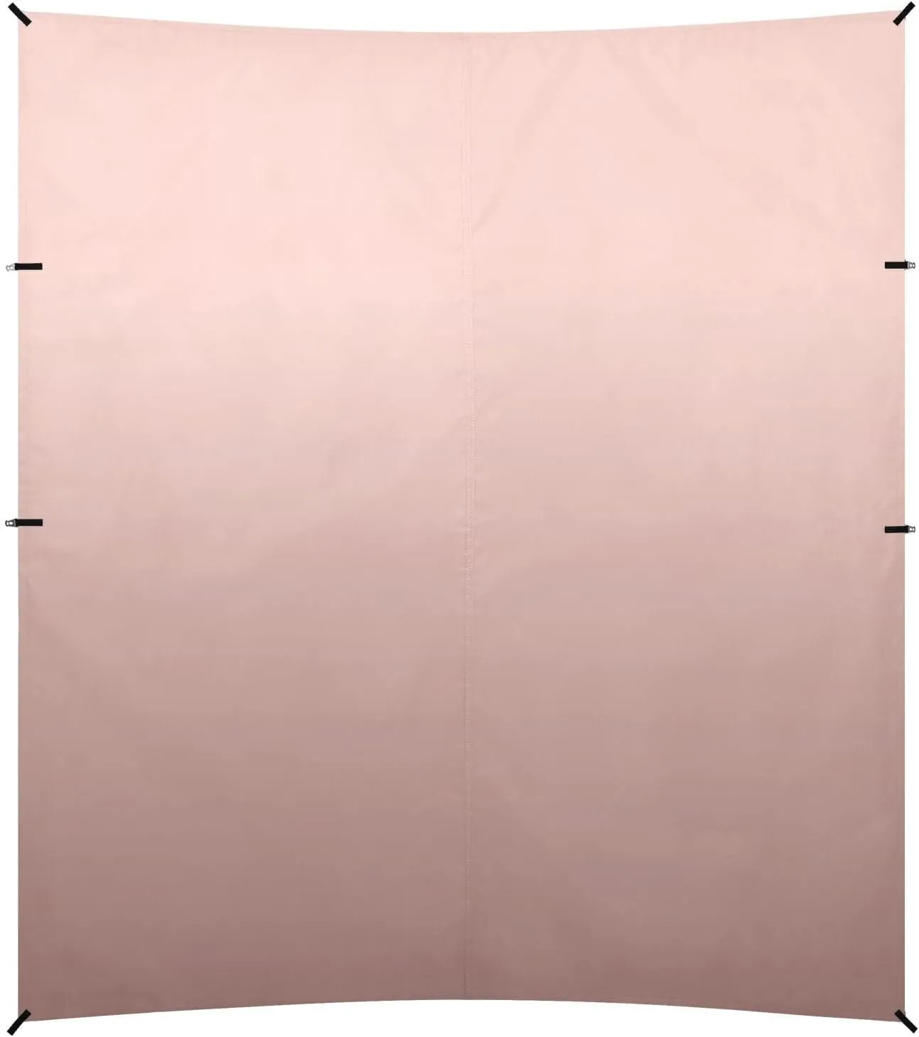 Rose_Gold_Gradient Foldable Beach Cabana UPF50  Protection Easy Setup Sun Shade with Sandbags, Sand Shovel, Poles for Family Travel