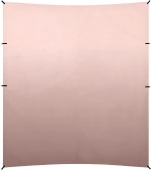 Rose_Gold_Gradient Foldable Beach Cabana UPF50  Protection Easy Setup Sun Shade with Sandbags, Sand Shovel, Poles for Family Travel