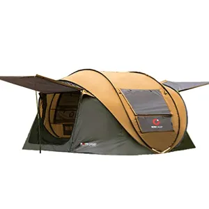 Roticamp Mobidic Camping Pop Up Tent 4-Person, Automatic Setup