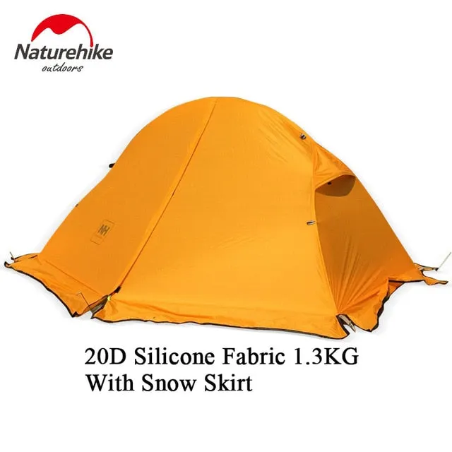 Season Tent Silicone Trend-setting Outdoor Exclusive selection Person Tent Mat Camping Double 1 Ultralight 1.5kg Fabric With 20D 4 Layers Naturehike 1.3kg