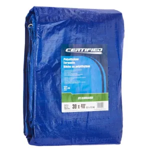 SF-3530226 Poly Tarp, 30 x 40-ft