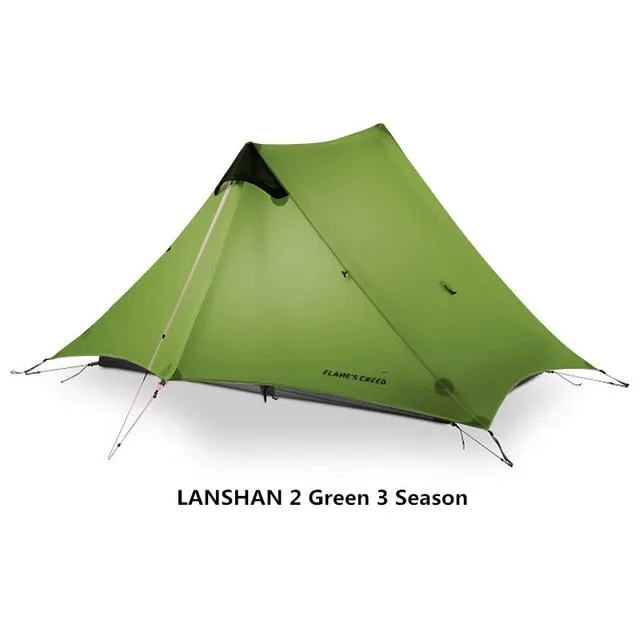 Silnylon Ultralight  Tent Effortless 3 2 Oudoor Person Season Rodless Professional 15D High-security