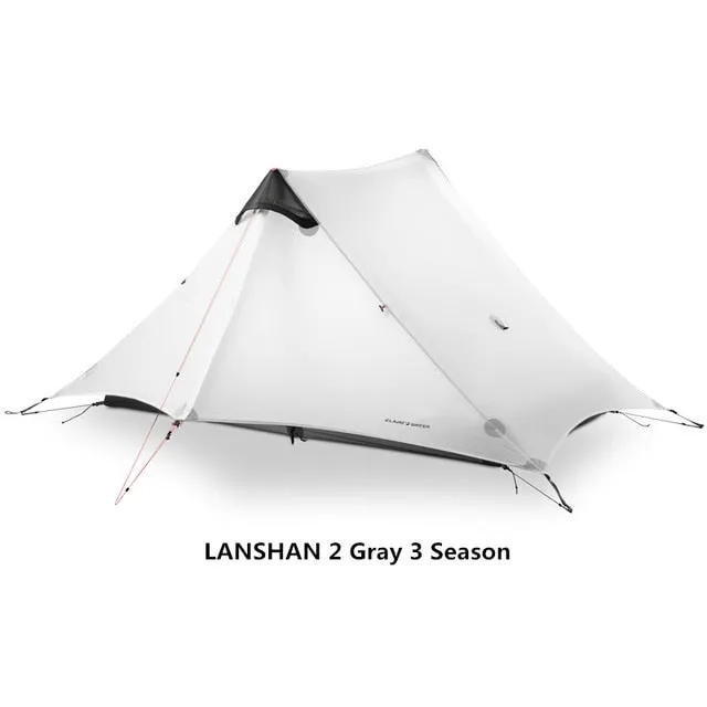 Silnylon Ultralight  Tent Effortless 3 2 Oudoor Person Season Rodless Professional 15D High-security
