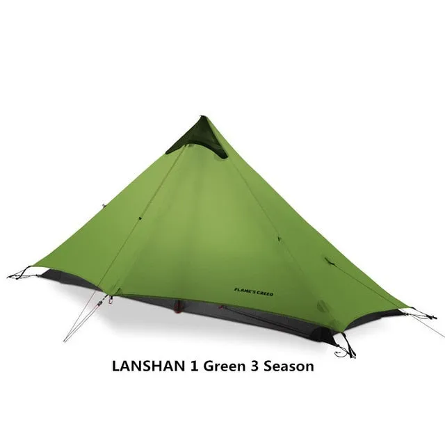 Silnylon Ultralight  Tent Effortless 3 2 Oudoor Person Season Rodless Professional 15D High-security