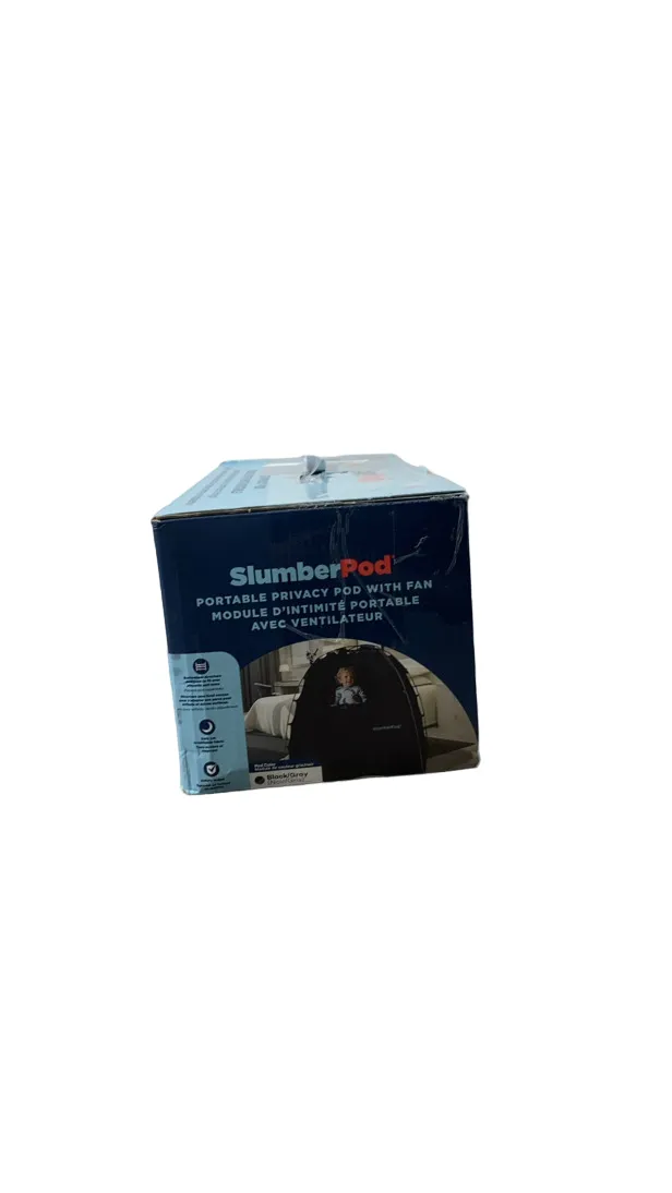 SlumberPod 2.0 Sleep Canopy, Black with Gray