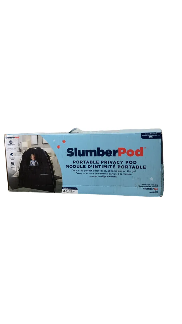 SlumberPod 2.0 Sleep Canopy, Black with Gray