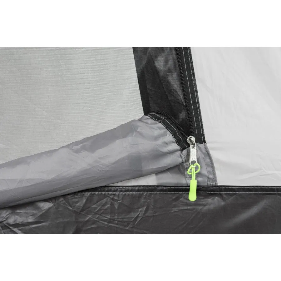 SlumberTrek 6 Person Gazebo Camping Tent / Water Resistant/Mesh Door & Windows