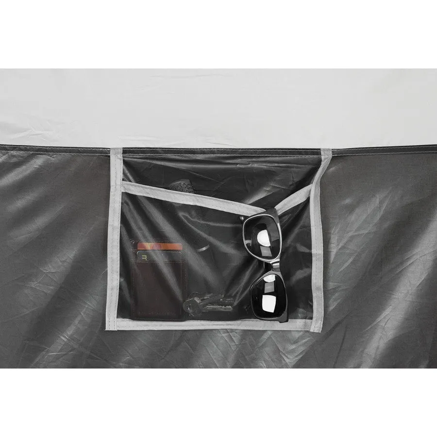 SlumberTrek 6 Person Gazebo Camping Tent / Water Resistant/Mesh Door & Windows