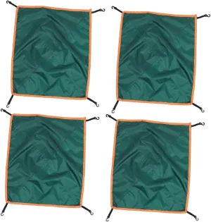 Sosoport 4pcs Outdoor Tent Sun Shelter Professional Rain Fly Reusable Tent Cover for Camping