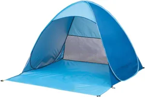 Sosoport Beach Tent Sun Umbrella Instant Tent Set Automatic Folding Portable Waterproof Tent for Outdoor Travel