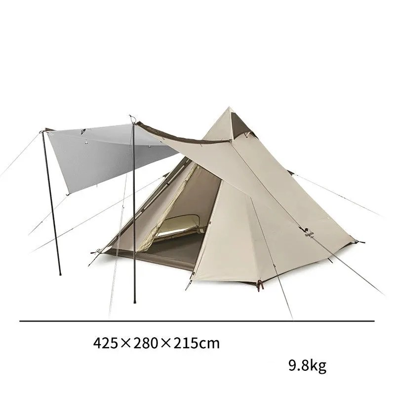 Spacious Pyramid Tent for Camping Adventures