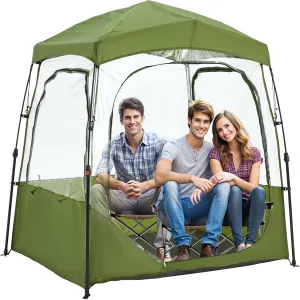 Sports Tent 2/3/4 Person, Instant Weather Proof Bubble Tent with Carry Bag, 540° Clear View Portable & Foldable Pop Up Tents Shelter for Watching Sports Events, Camping, Fishing