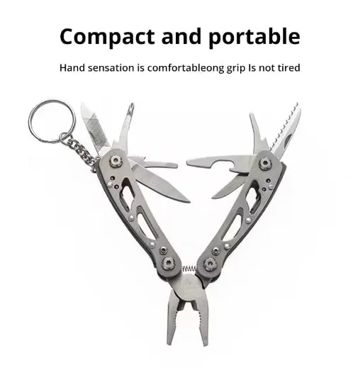 Stainless Steel Multi-tool Pliers Outdoor Combination Knife Pliers Folding Portable Multi-purpose Pliers Tools