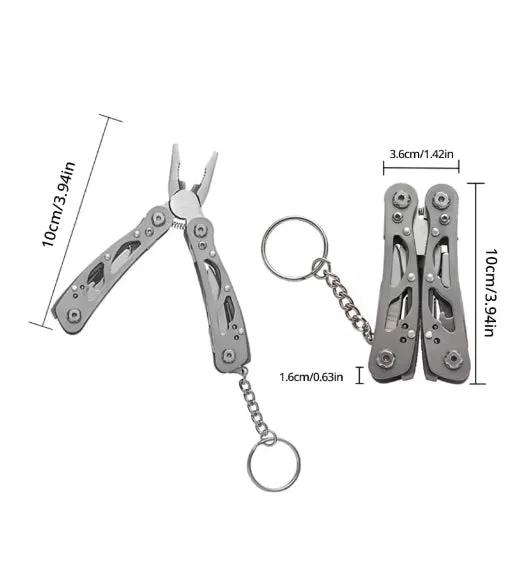 Stainless Steel Multi-tool Pliers Outdoor Combination Knife Pliers Folding Portable Multi-purpose Pliers Tools